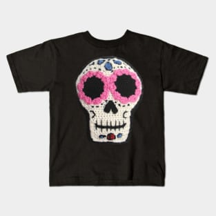 Sugar Skull Crochet Kids T-Shirt